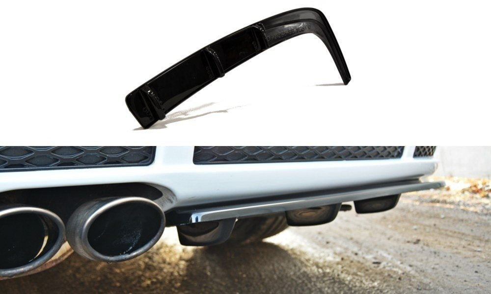 Maxton Design Splitter trasero para Audi RS4 Avant B5 (with a vertical bar) - imagen 1