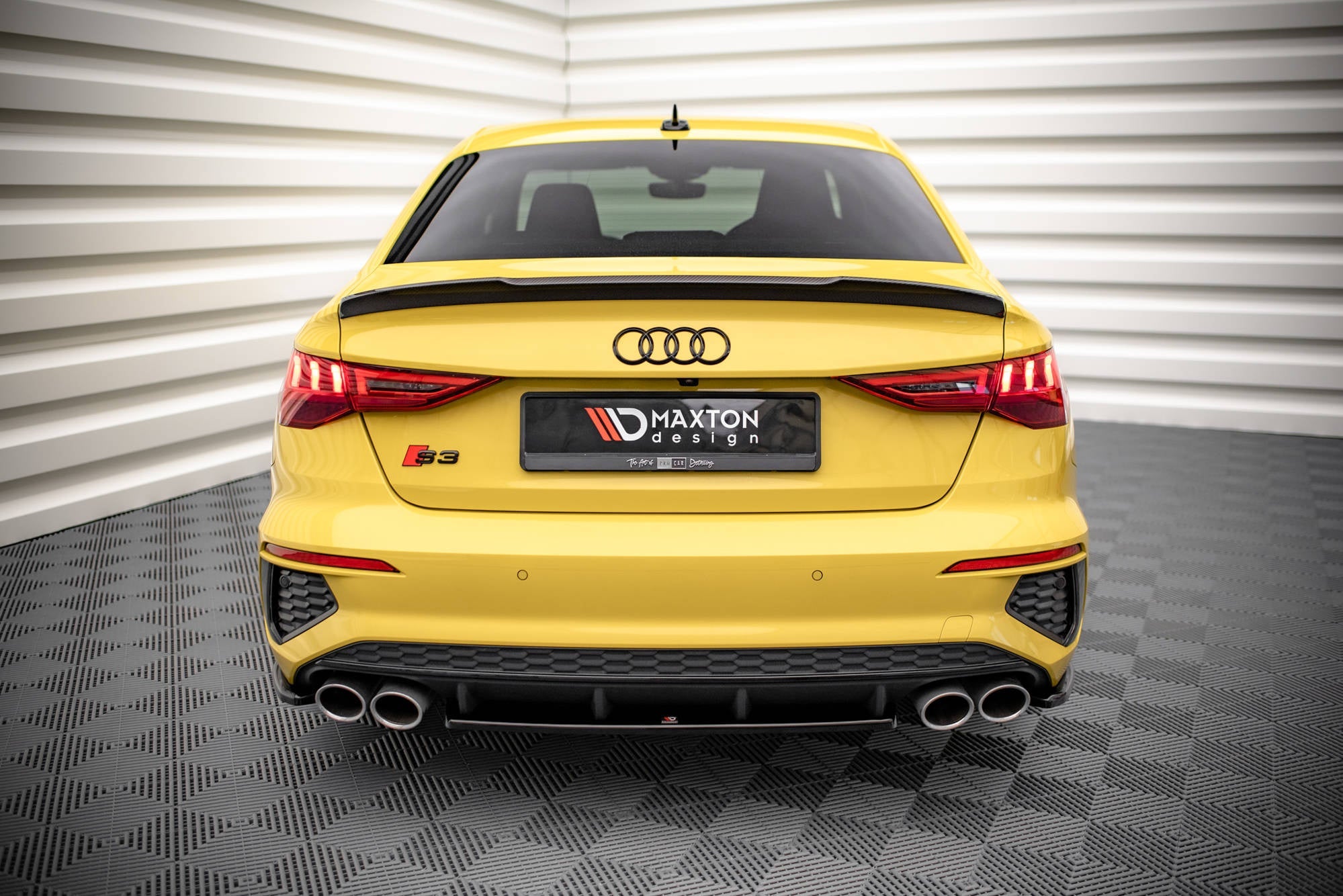 Maxton Design Splitter trasero para Audi S3 Sedan 8Y - imagen 1