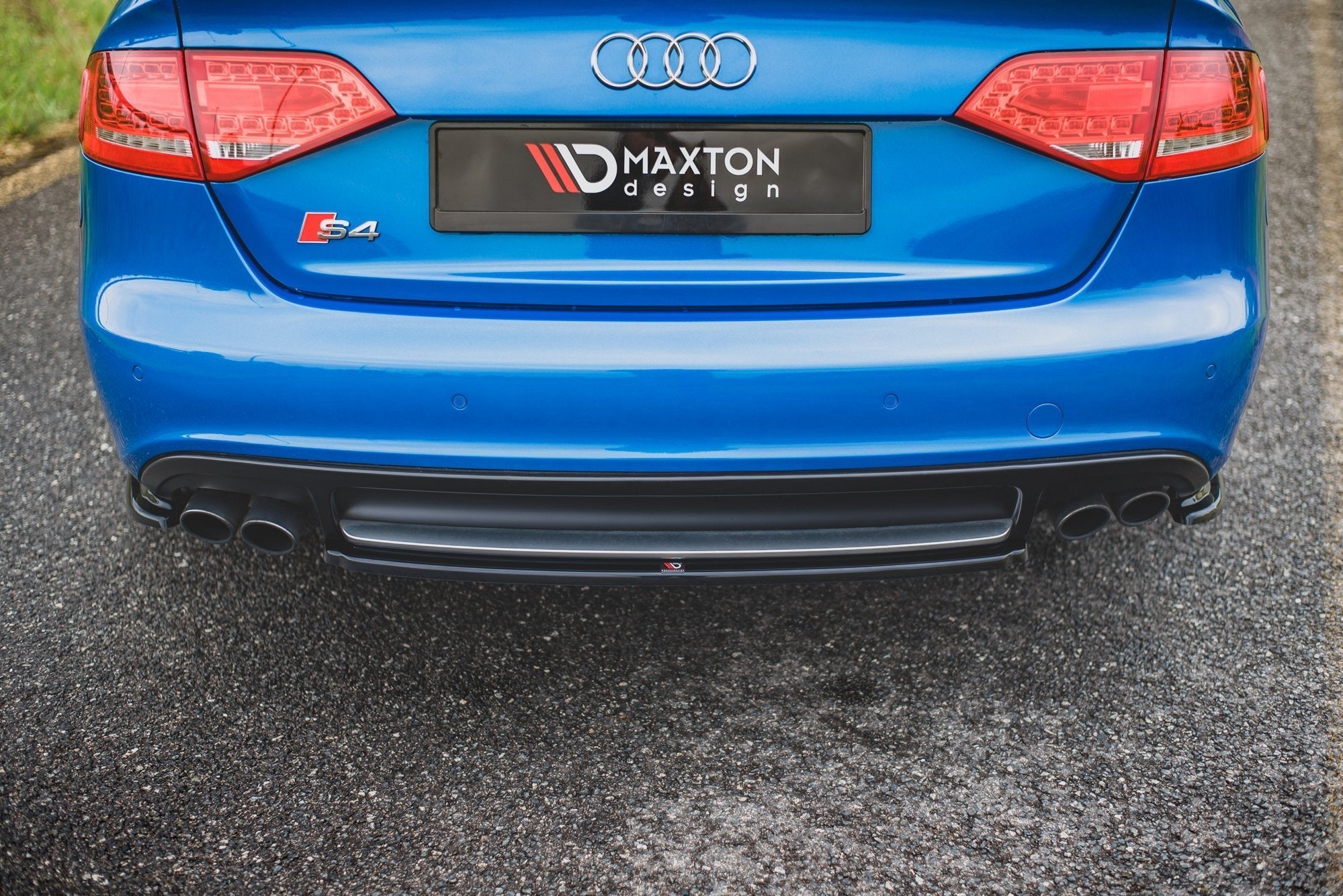 Maxton Design Splitter trasero para Audi S4 / A4 S-Line B8 Sedan - imagen 1