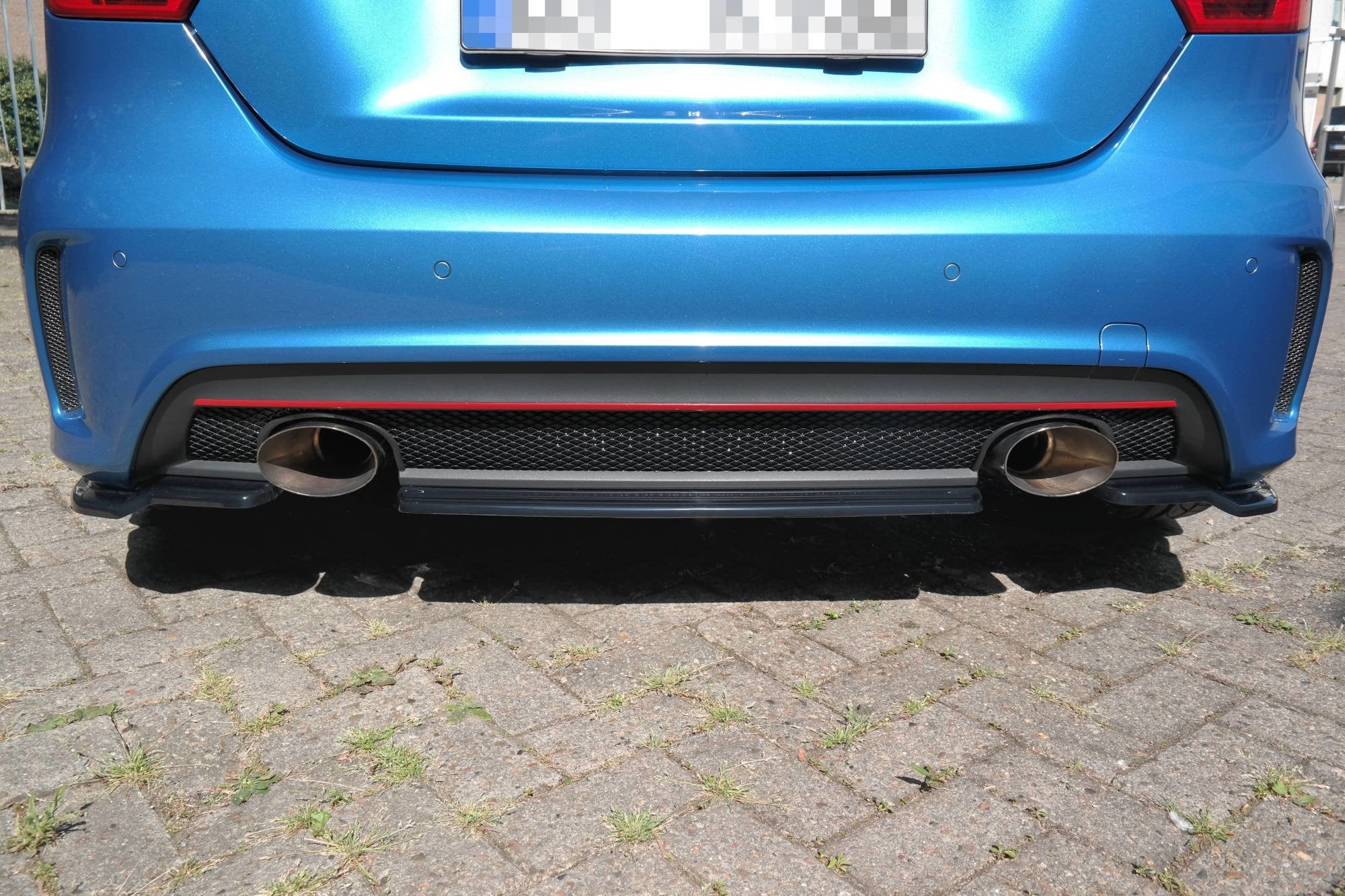 Maxton Design Splitter trasero (Without Vertical Bars) para Mercedes-Benz W176 AMG-LINE - imagen 1