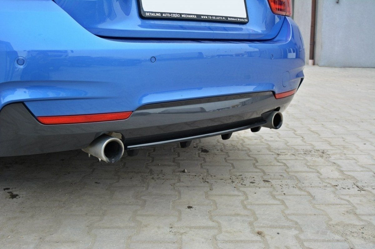 Maxton Design Splitter trasero para BMW 4 Coupe / Gran Coupe / Cabrio M-Pack F32 / F36 / F33 (with vertical bars) - imagen 1