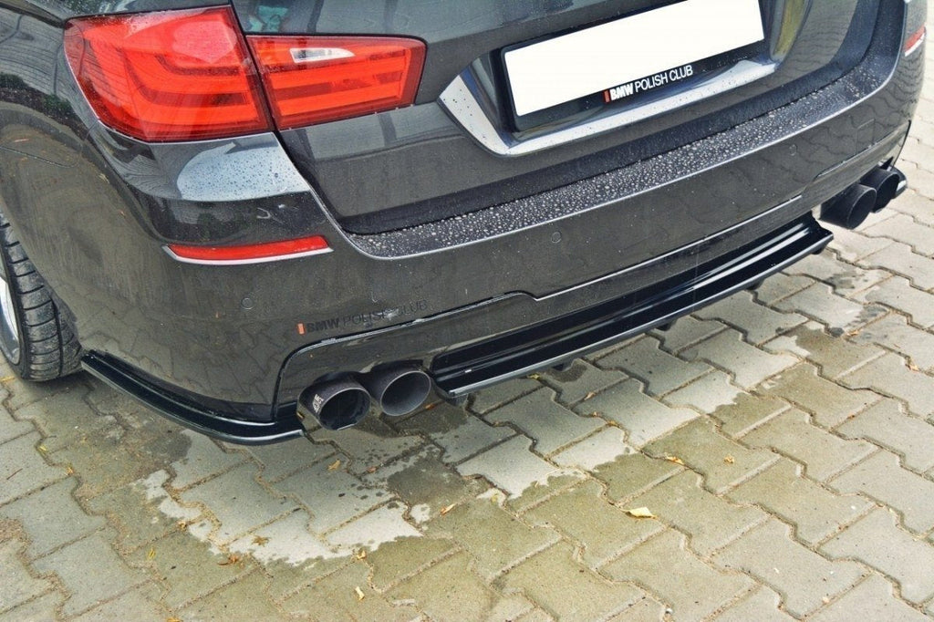 Maxton Design Splitter trasero para BMW 5 M-Pack Sedan/Touring F10/F11 (para two double Exhaust ends) - imagen 3