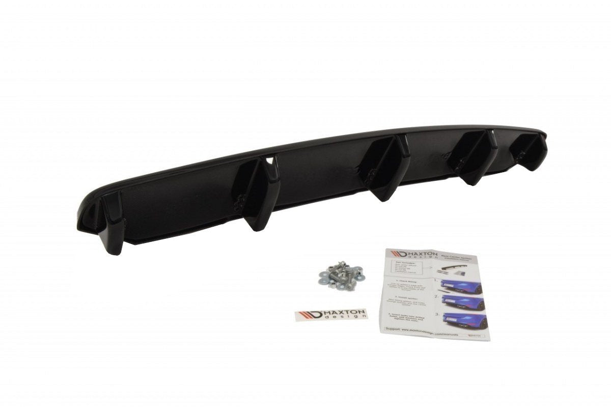 Maxton Design Splitter trasero para BMW 6 Gran Coupé MPACK (with a vertical bar) - imagen 7