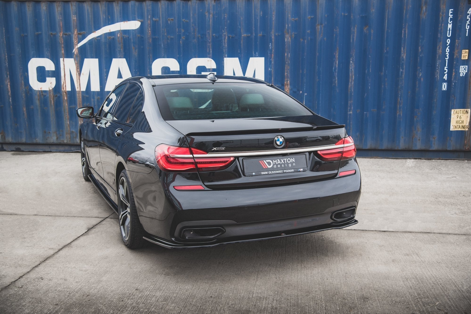 Maxton Design Splitter trasero para BMW 7 M-Pack G11 /G12 - imagen 1