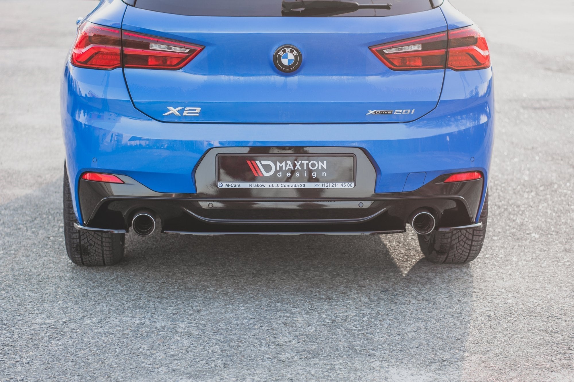Maxton Design Splitter trasero para BMW X2 F39 M-Pack - imagen 1