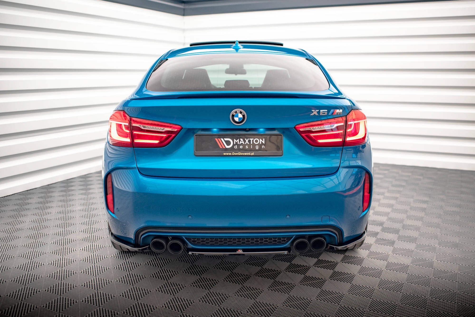 Maxton Design Splitter trasero para BMW X6 M F86 - imagen 3