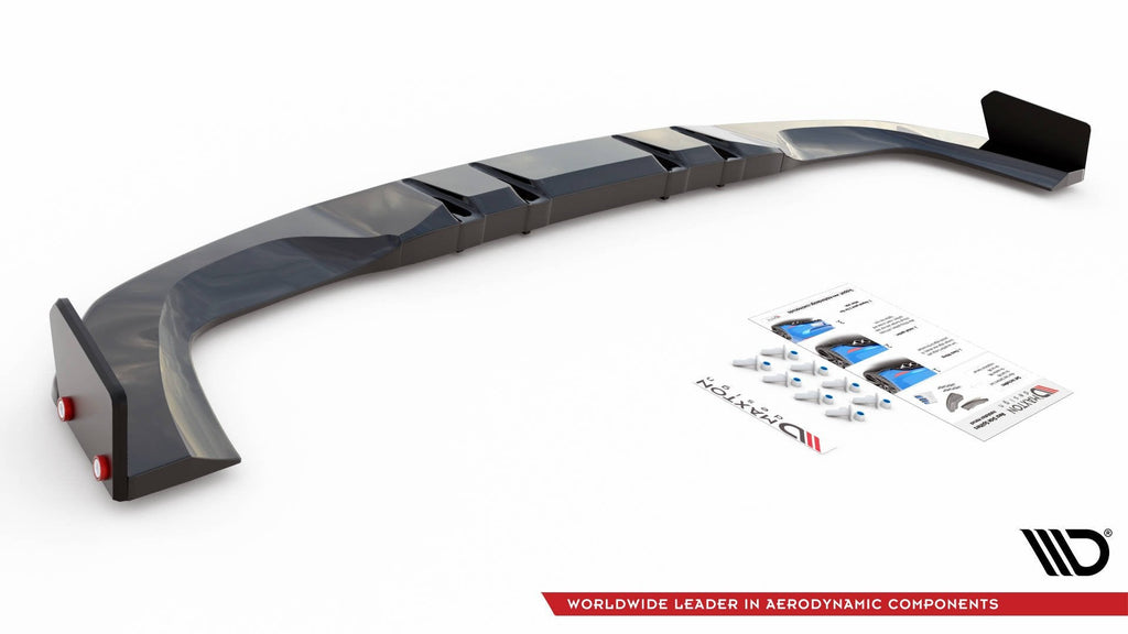 Maxton Design Splitter trasero + Flaps para Mercedes-AMG A 45 S Aero Pack W177 - imagen 4