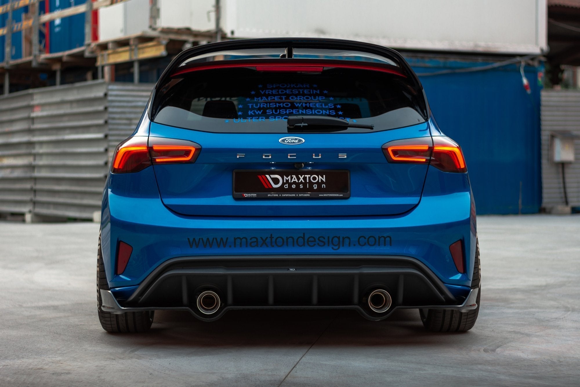 Maxton Design Splitter trasero para Ford Focus Hatchback St-line Mk4 - imagen 1