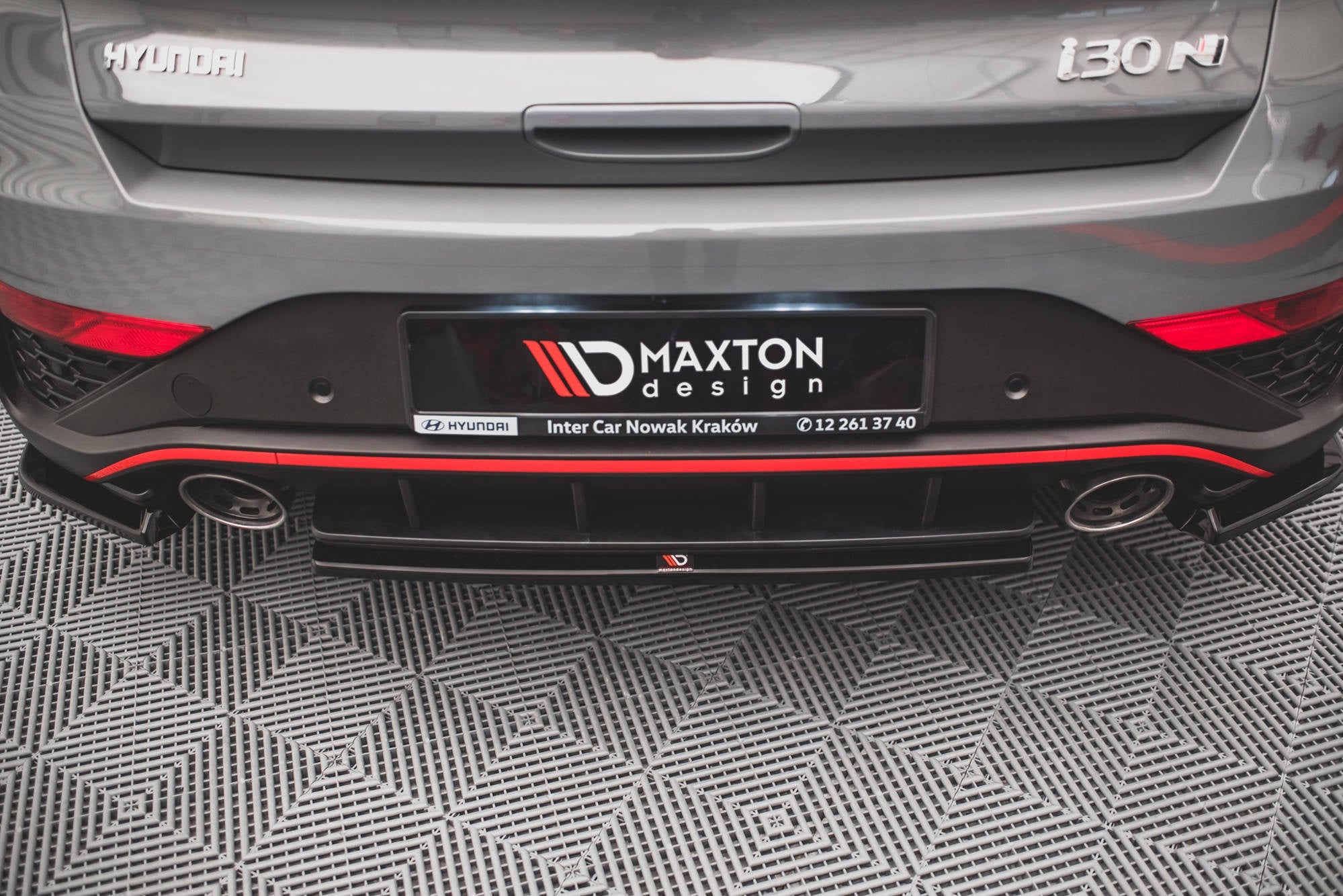 Maxton Design Splitter trasero para Hyundai I30 N Hatchback Mk3 Facelift - imagen 1