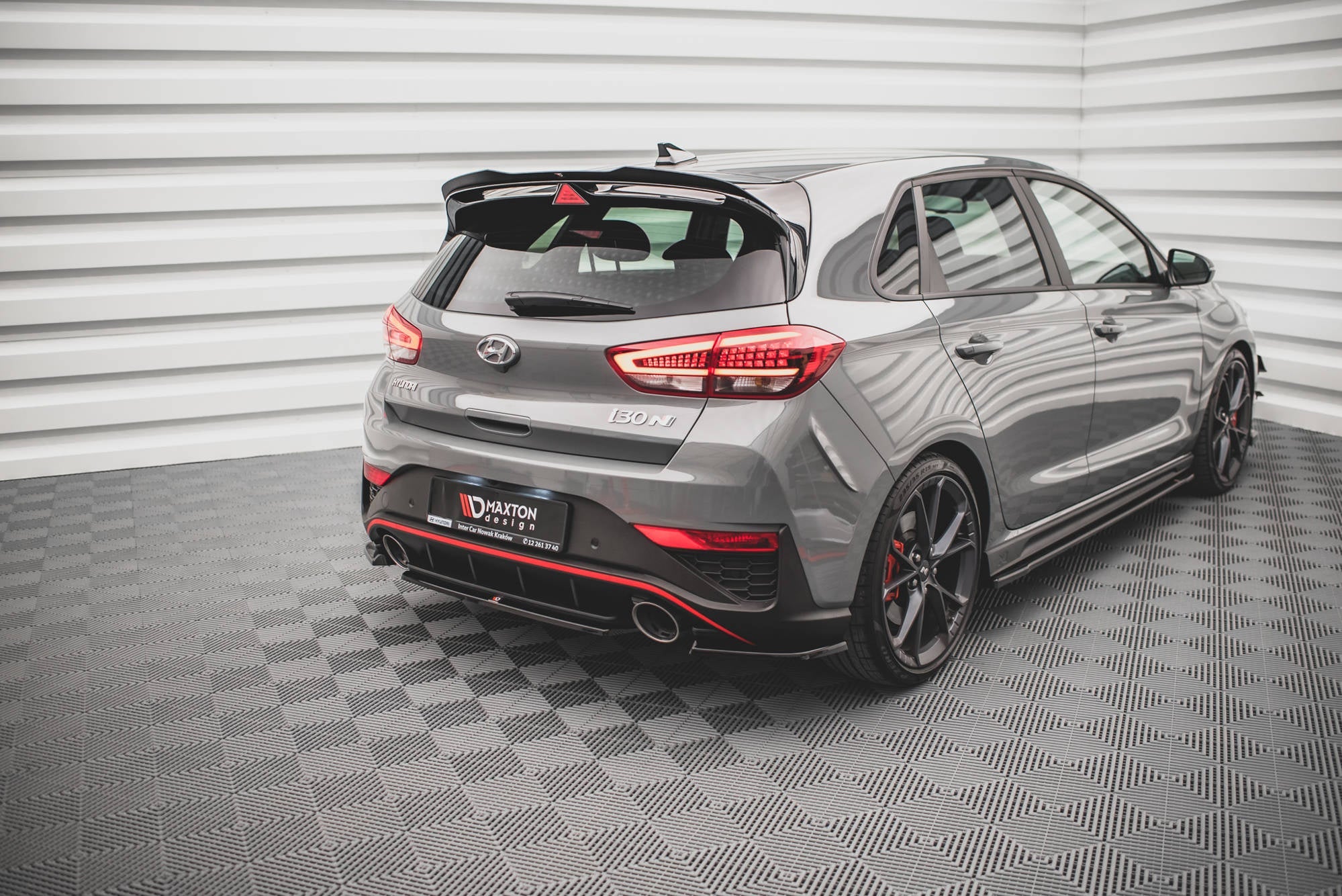 Maxton Design Splitter trasero para Hyundai I30 N Hatchback Mk3 Facelift - imagen 2