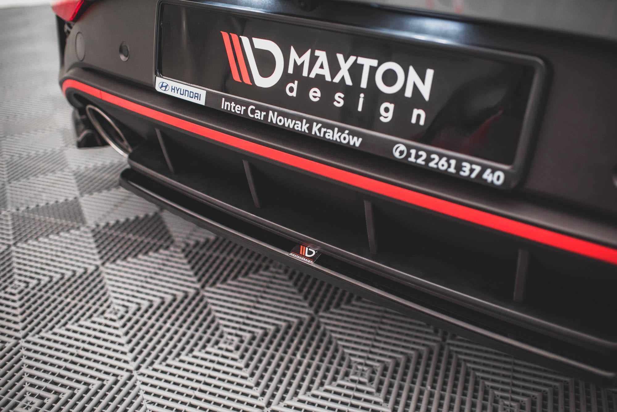 Maxton Design Splitter trasero para Hyundai I30 N Hatchback Mk3 Facelift - imagen 3