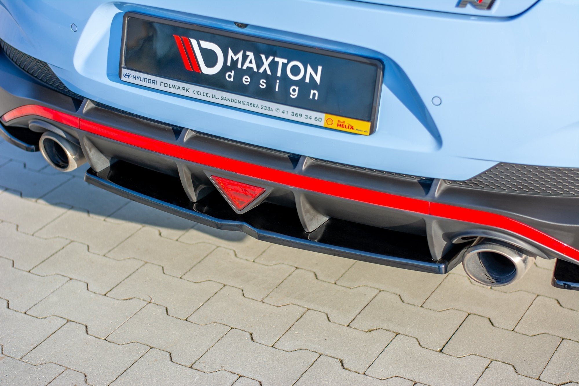 Maxton Design Splitter trasero para Hyundai I30 N Mk3 Fastback - imagen 2