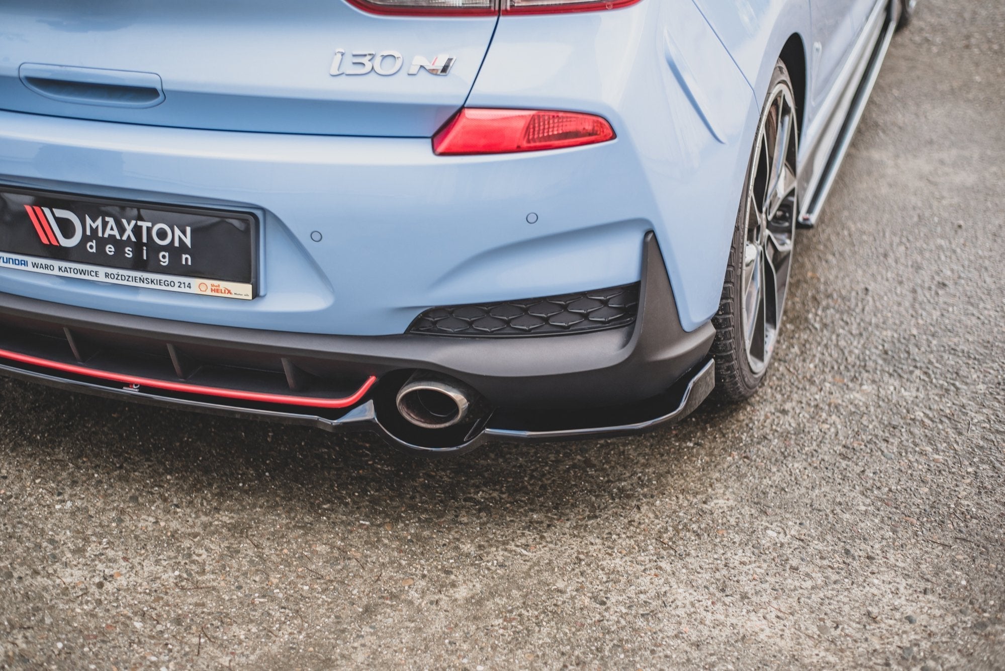 Maxton Design Splitter trasero para Hyundai I30 N Mk3 Hatchback - imagen 3