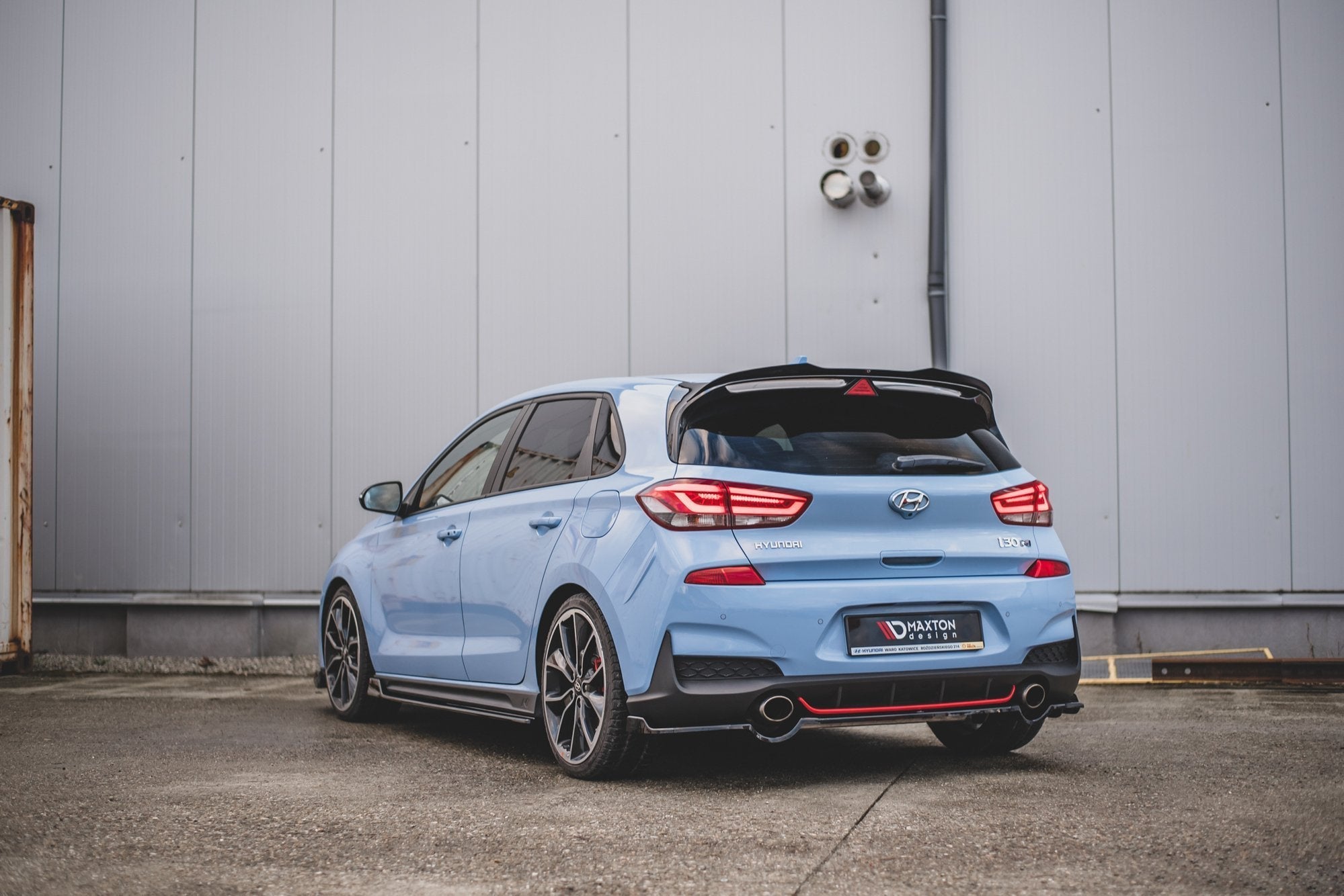 Maxton Design Splitter trasero para Hyundai I30 N Mk3 Hatchback - imagen 4