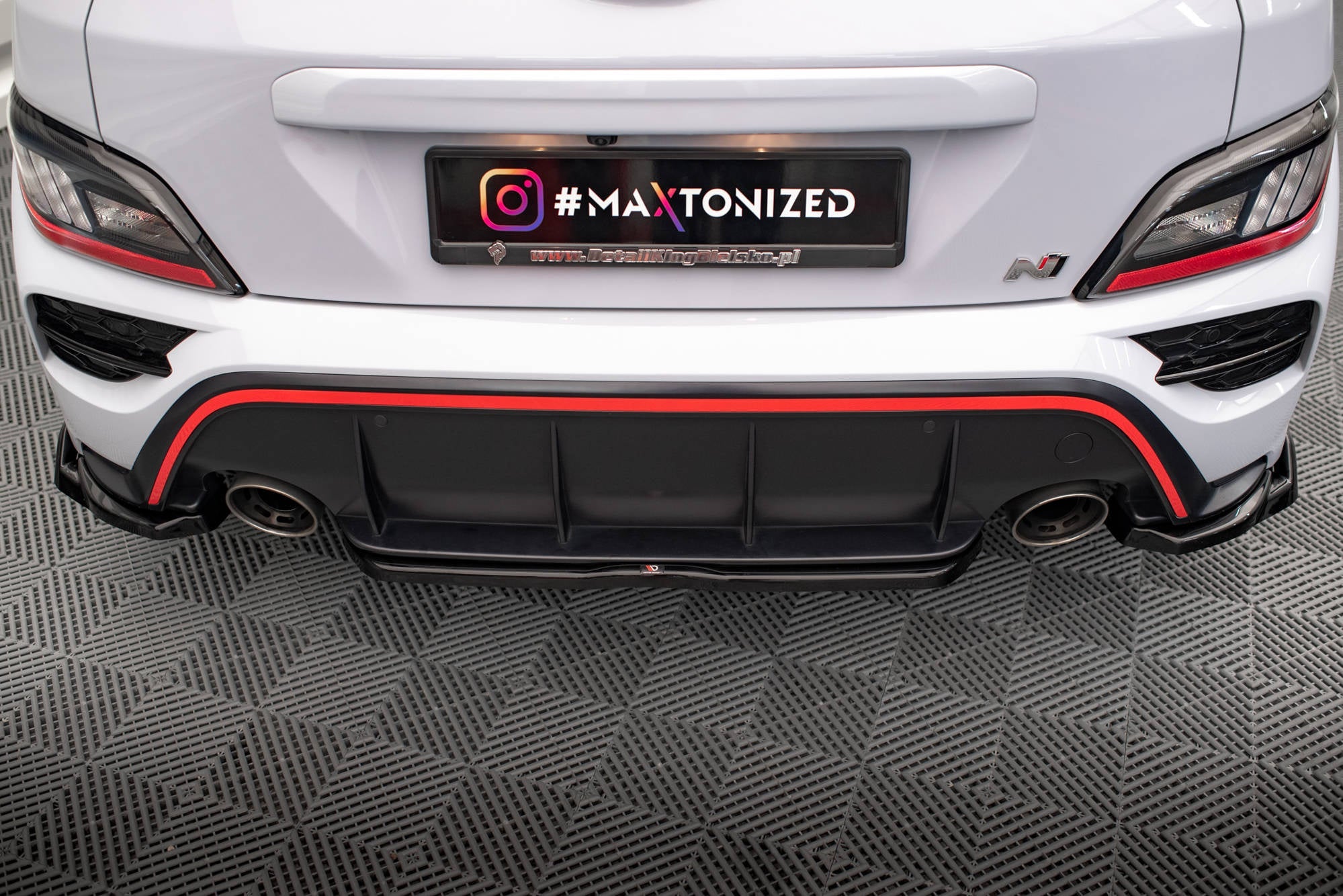 Maxton Design Splitter trasero para Hyundai Kona N Mk1 - imagen 3