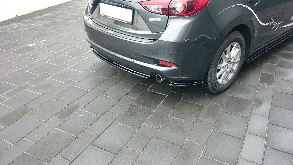 Maxton Design Splitter trasero para Mazda 3 BM (Mk3) Facelift (without vertical bars) - imagen 1