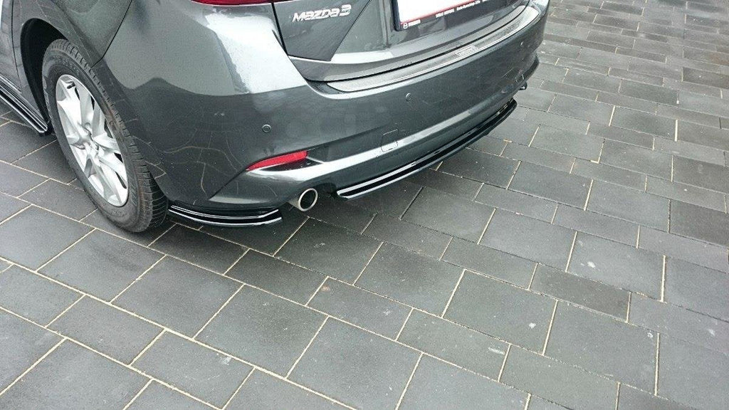 Maxton Design Splitter trasero para Mazda 3 BM (Mk3) Facelift (without vertical bars) - imagen 2