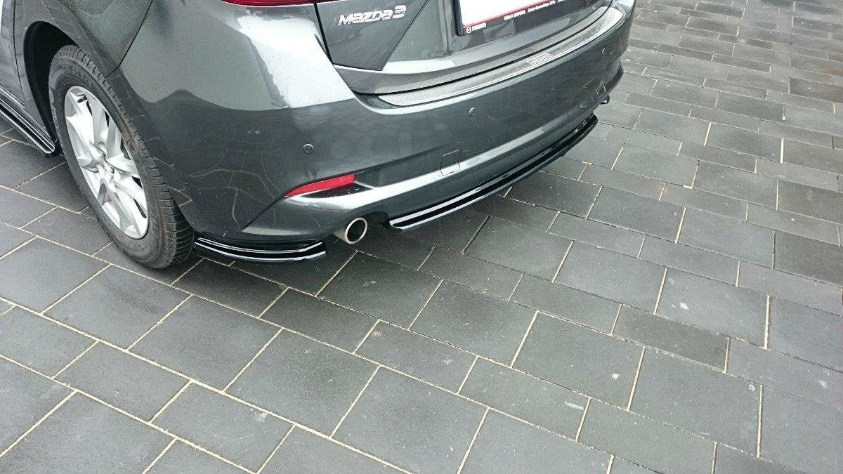 Maxton Design Splitter trasero para Mazda 3 BM (Mk3) Facelift (without vertical bars) - imagen 2