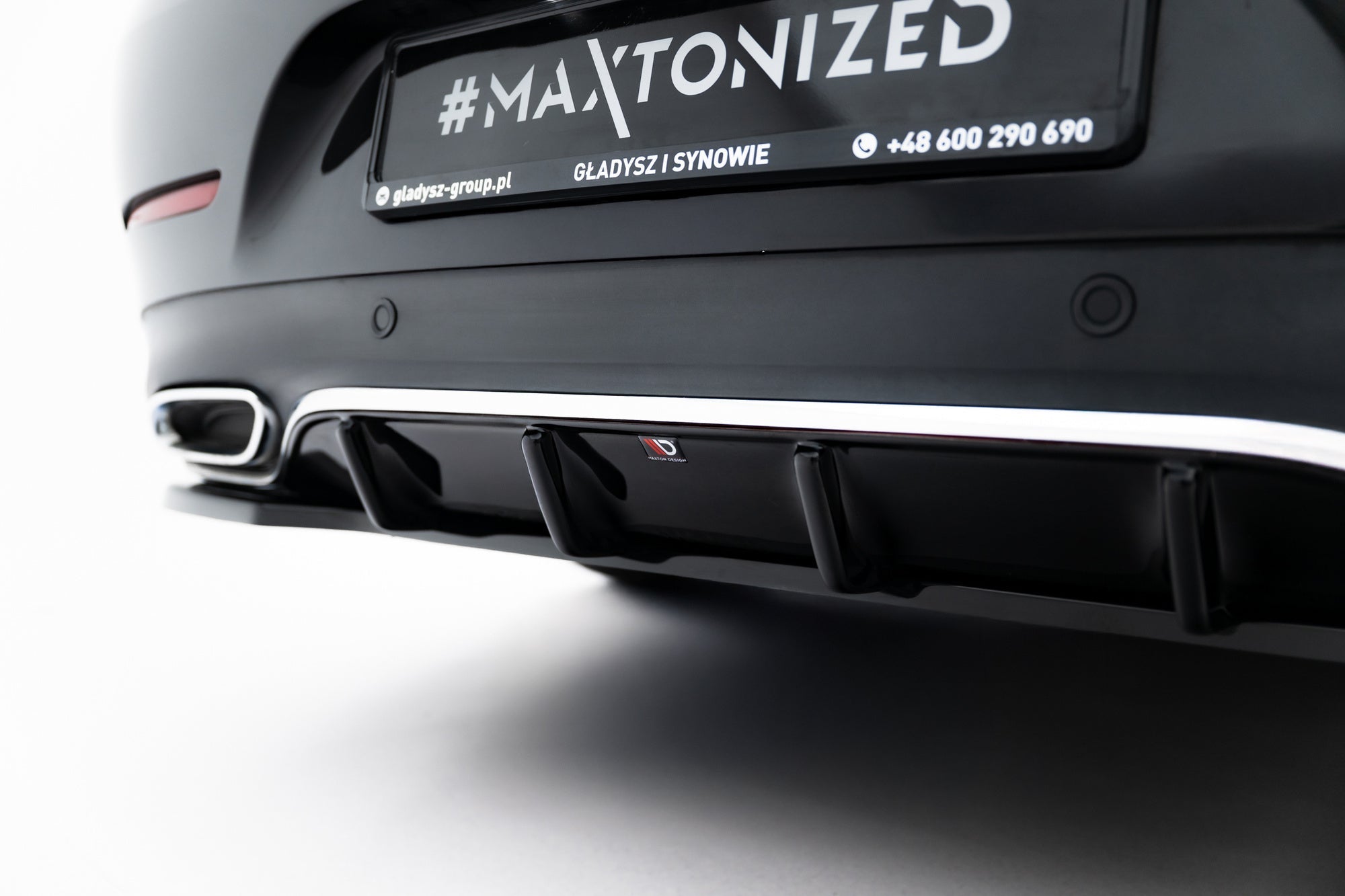 Maxton Design Splitter trasero para Mercedes-Benz CLS AMG-Line C257 - imagen 3