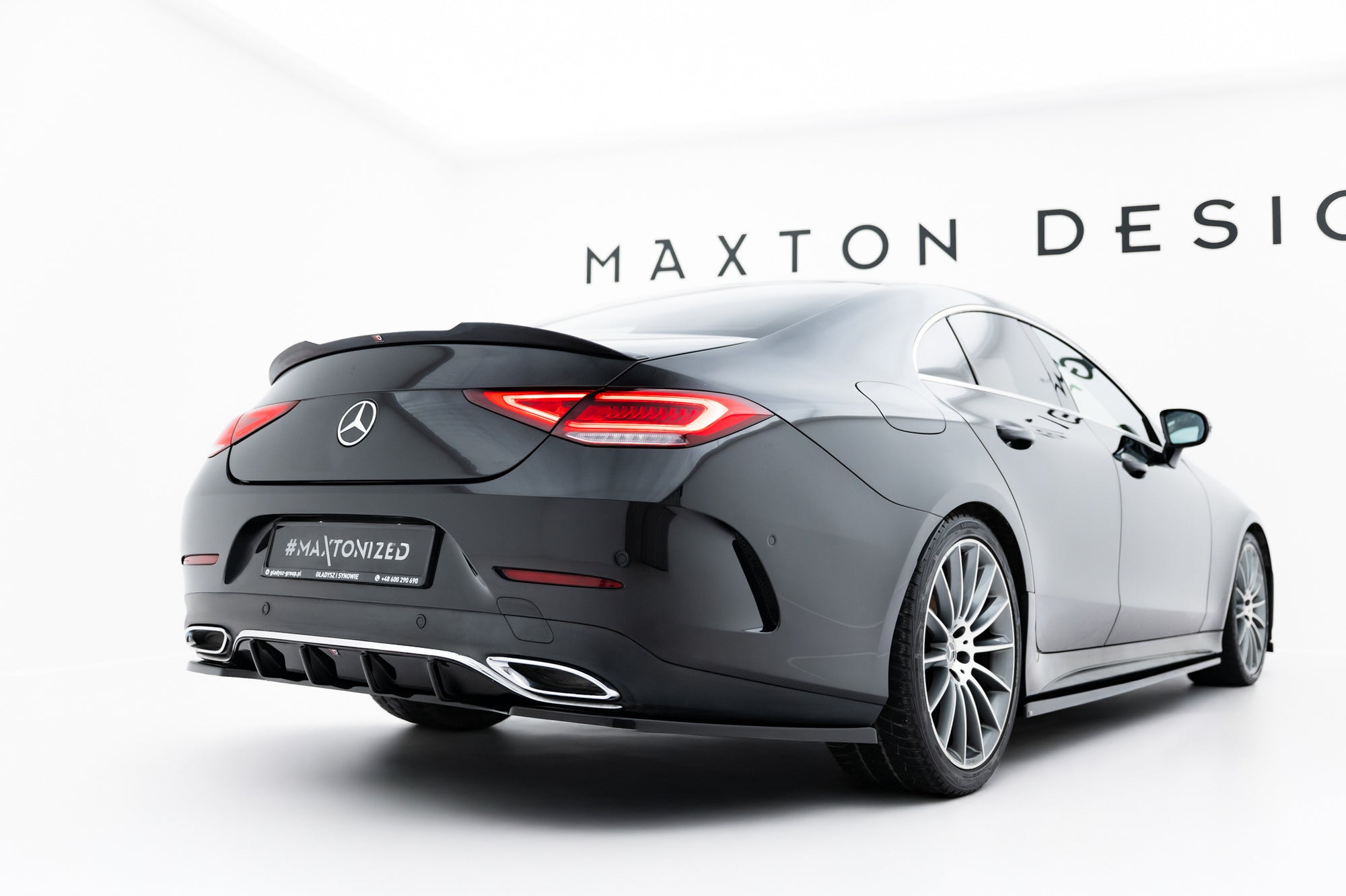 Maxton Design Splitter trasero para Mercedes-Benz CLS AMG-Line C257 - imagen 7