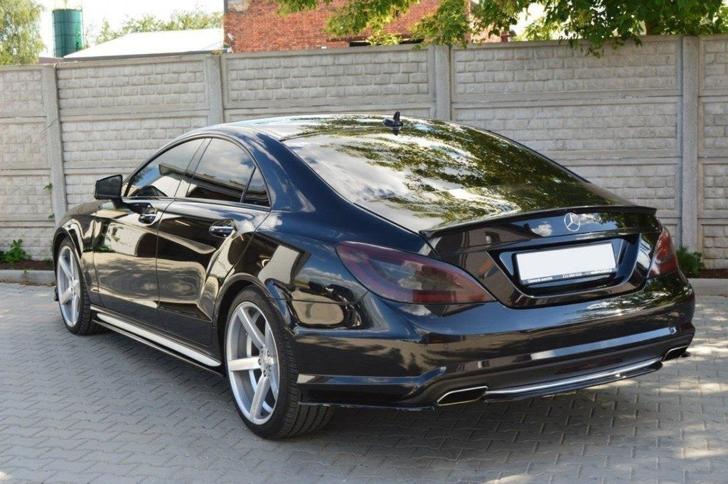 Maxton Design Splitter trasero para Mercedes CLS C218 (without a vertical bar) AMG LINE - imagen 1