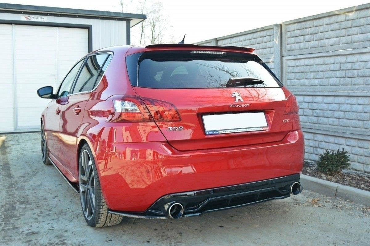 Maxton Design Splitter trasero para Peugeot 308 Mk2 GTI (without vertical bars) - imagen 1