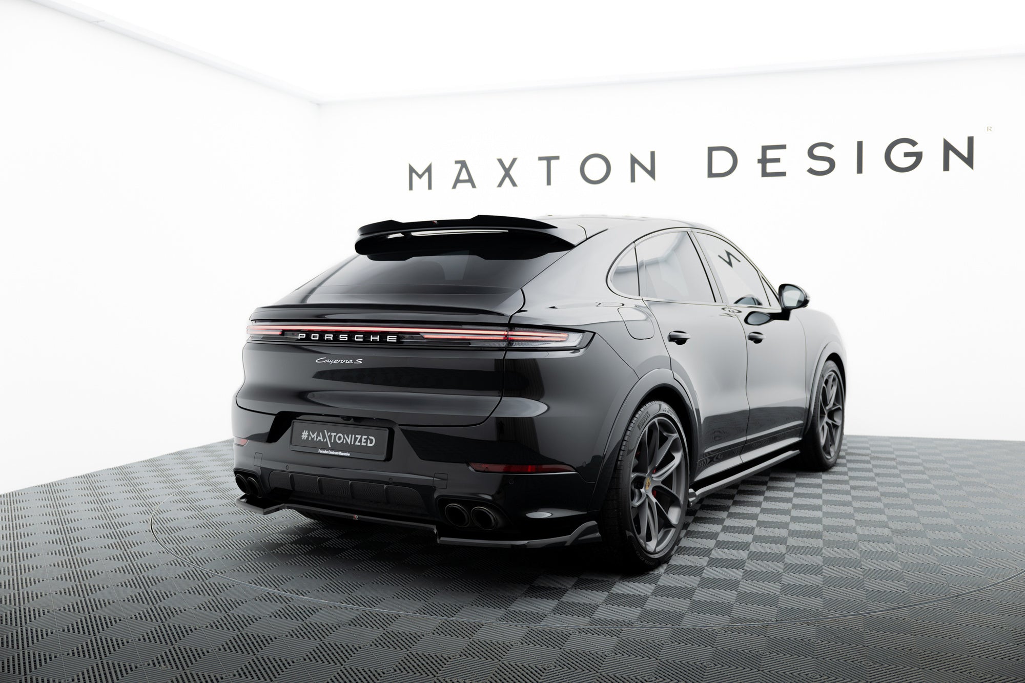 Maxton Design Splitter trasero para Porsche Cayenne SUV / Coupe Mk3 Facelift - imagen 2