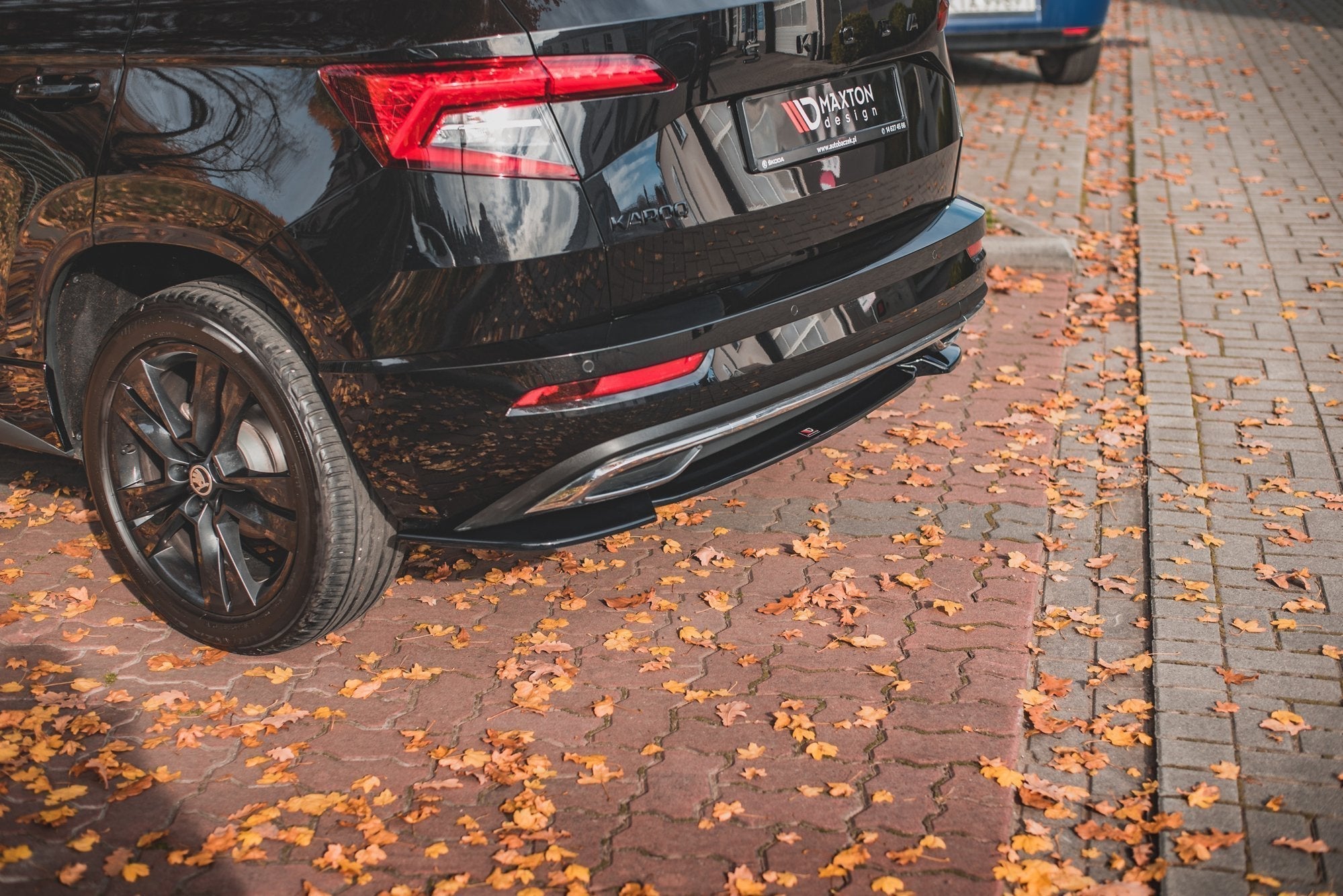 Maxton Design Splitter trasero para Skoda Karoq Sportline - imagen 4