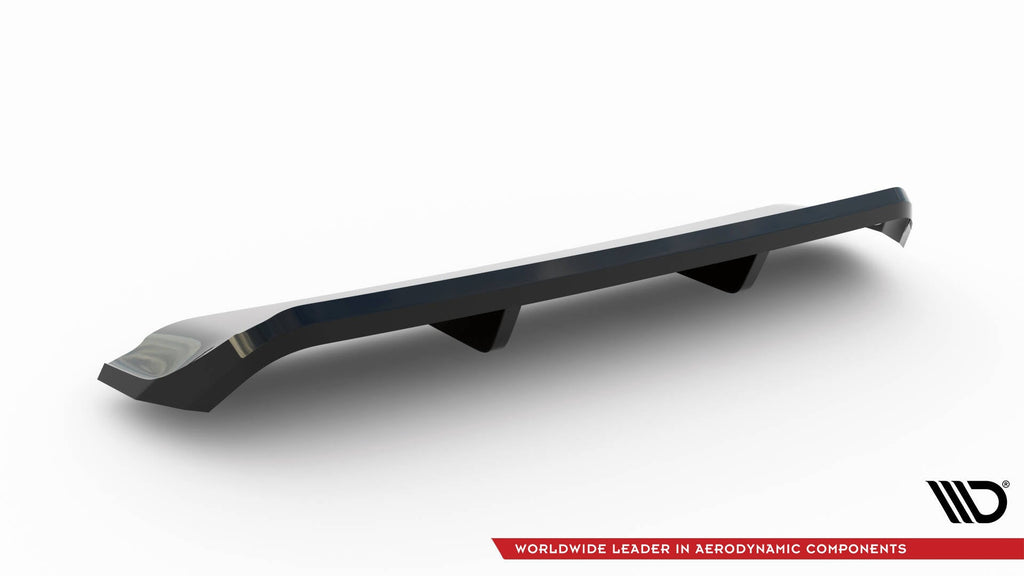 Maxton Design Splitter trasero central (With Vertical Bars) para Ford Focus Vignale Estate Mk4 - imagen 4