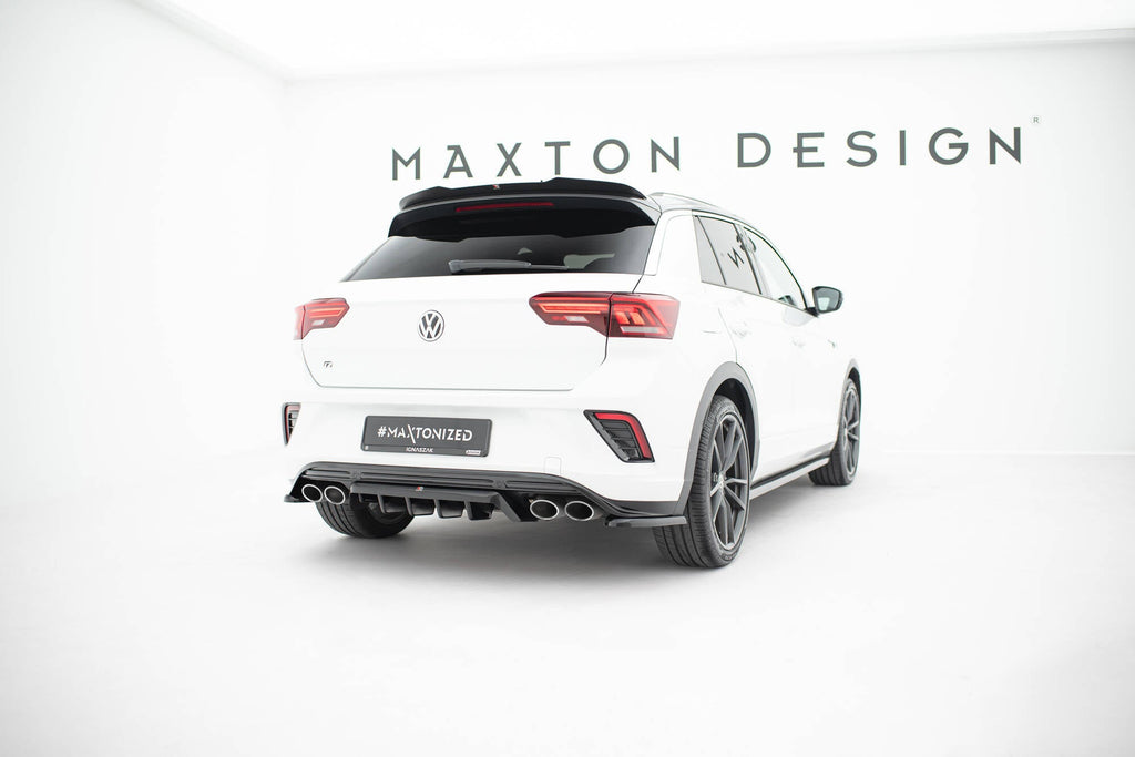 Maxton Design Splitter trasero central (With Vertical Bars) para Volkswagen T-Roc R Mk1 - imagen 4