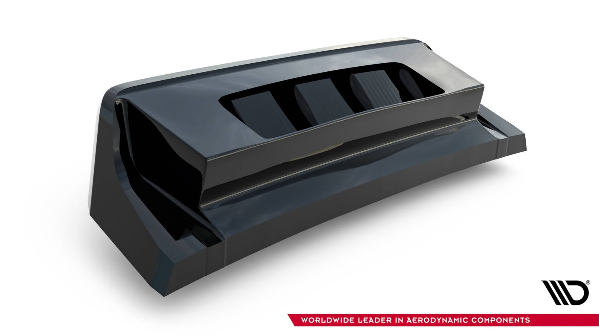 Maxton Design Splitter trasero central (With Vertical Bars) para Volkswagen T-Roc R Mk1 - imagen 7