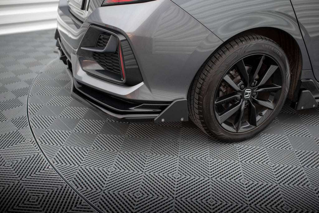 Maxton Design Splitter trasero V.1 (with vertical bars) + Flaps para Honda Civic Sport Mk 10 Facelift - imagen 3
