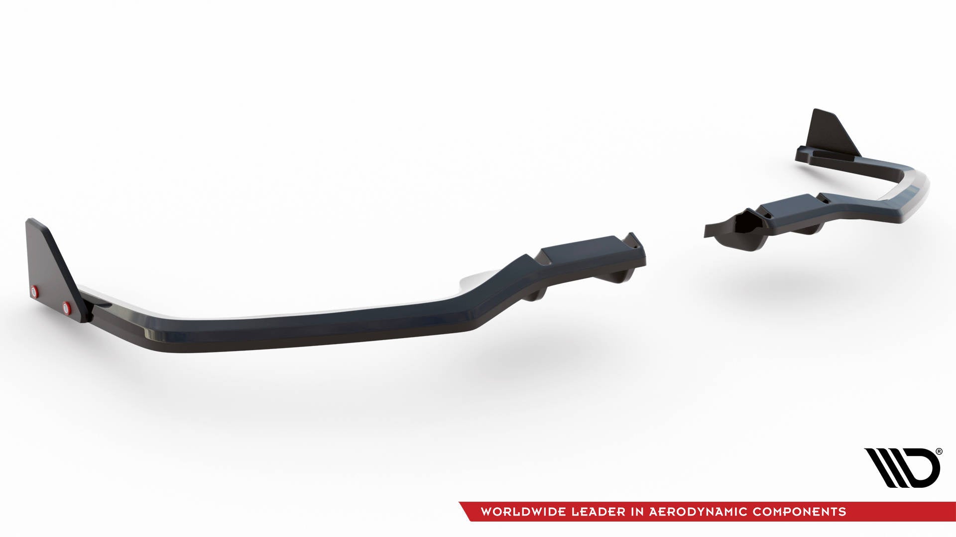 Maxton Design Splitter trasero V.1 (with vertical bars) + Flaps para Honda Civic Sport Mk 10 Facelift - imagen 5