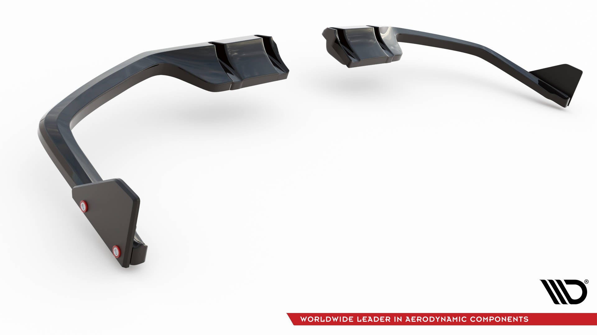 Maxton Design Splitter trasero V.1 (with vertical bars) + Flaps para Honda Civic Sport Mk 10 Facelift - imagen 6