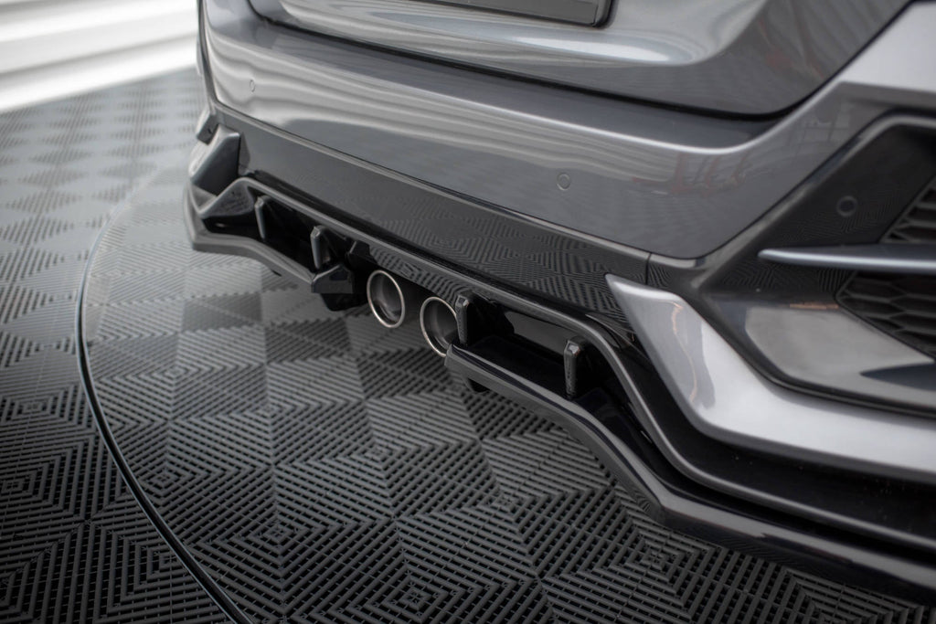 Maxton Design Splitter trasero V.1 (with vertical bars) para Honda Civic Sport Mk 10 Facelift - imagen 3