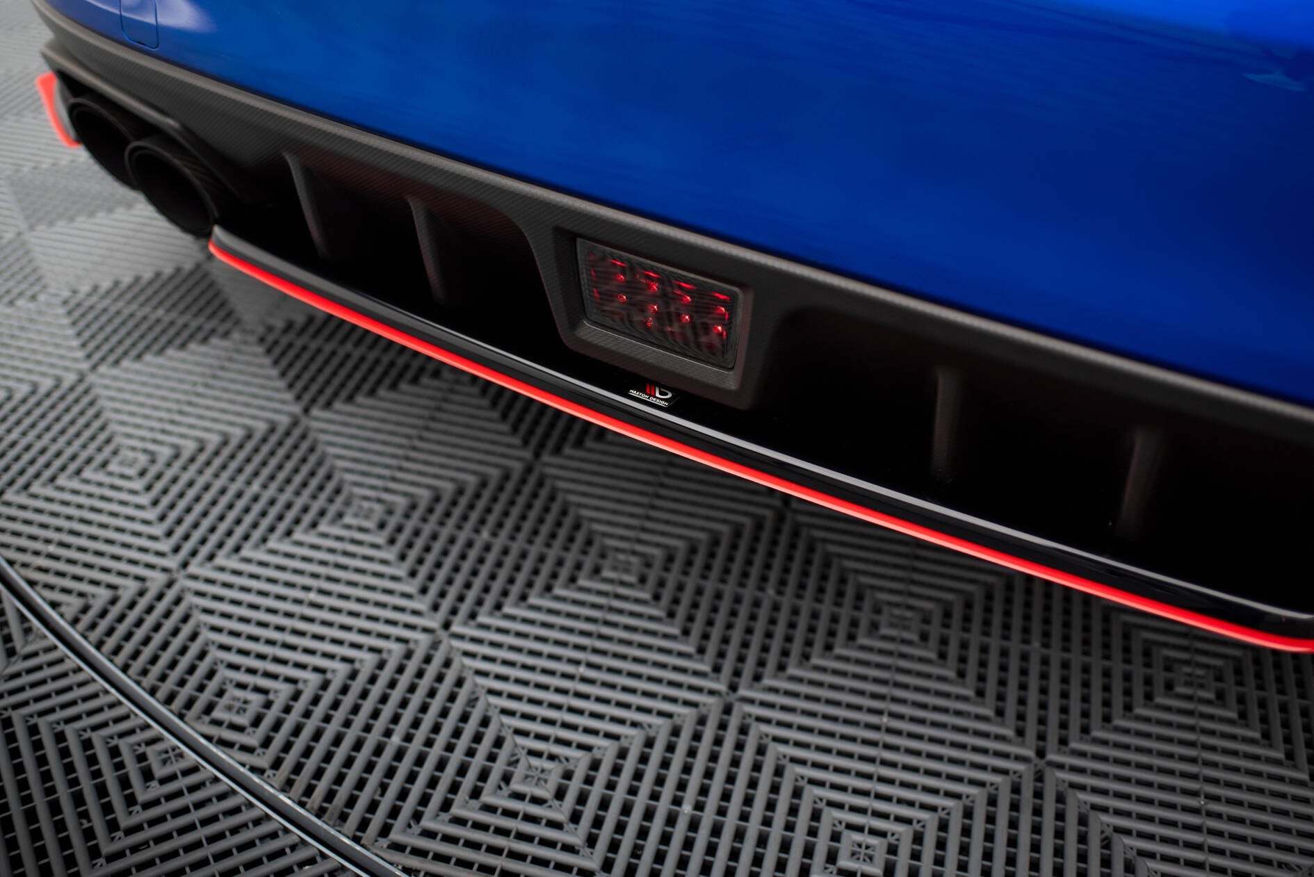 Maxton Design Splitter trasero V.2 para Subaru WRX STI - imagen 2