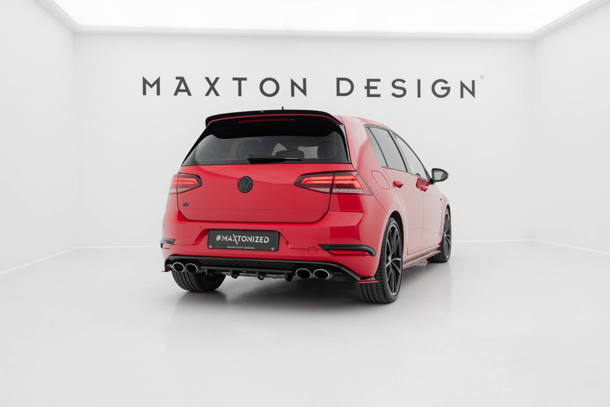 Maxton Design Splitter trasero para Volkswagen Golf R Hatchback Mk7 Facelift - imagen 5