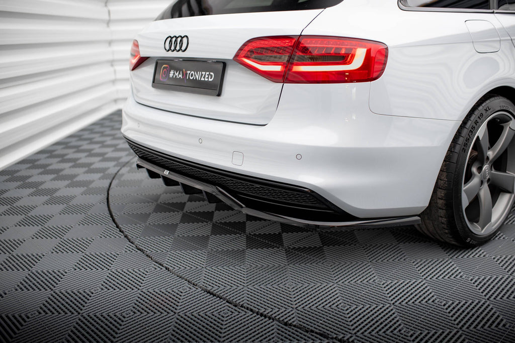 Maxton Design Splitter trasero (With Vertical Bars) para Audi A4 Competition B8 Facelift - imagen 5