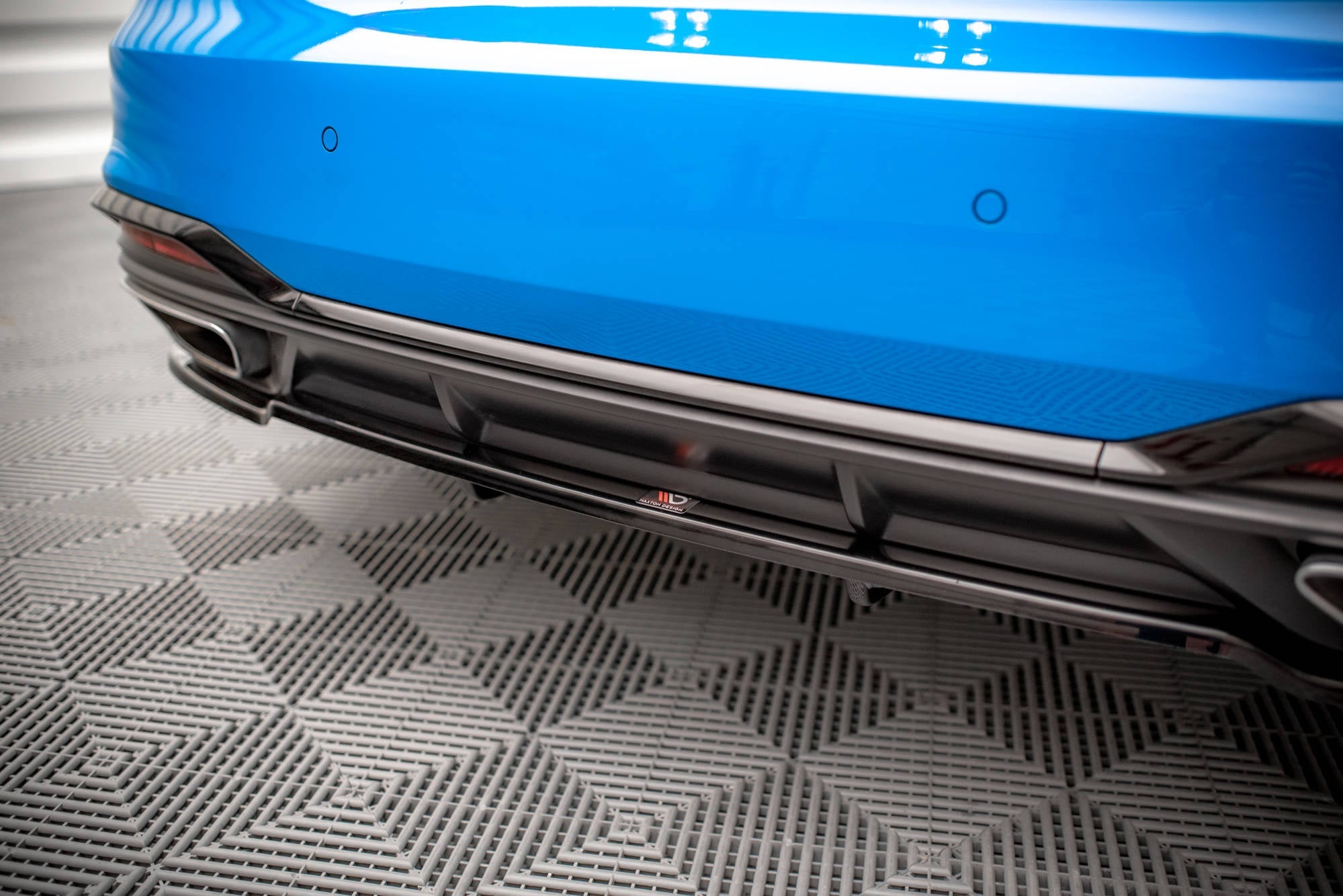 Maxton Design Splitter trasero (With Vertical Bars) para Audi A5 S-Line F5 Facelift - imagen 4