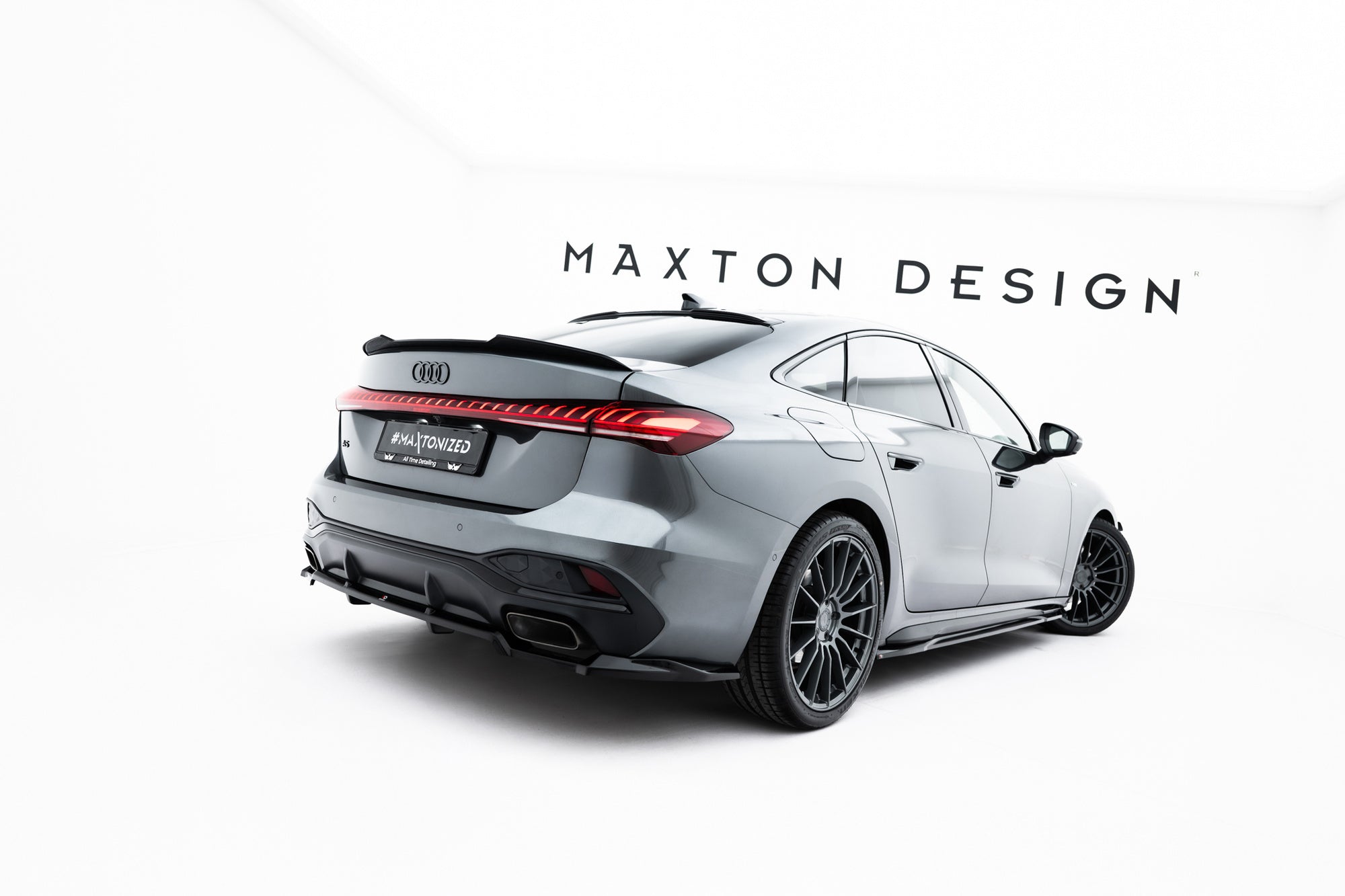 Maxton Design Splitter trasero (With Vertical Bars) para Audi A5 S-Line Sedan / Avant B10 - imagen 2