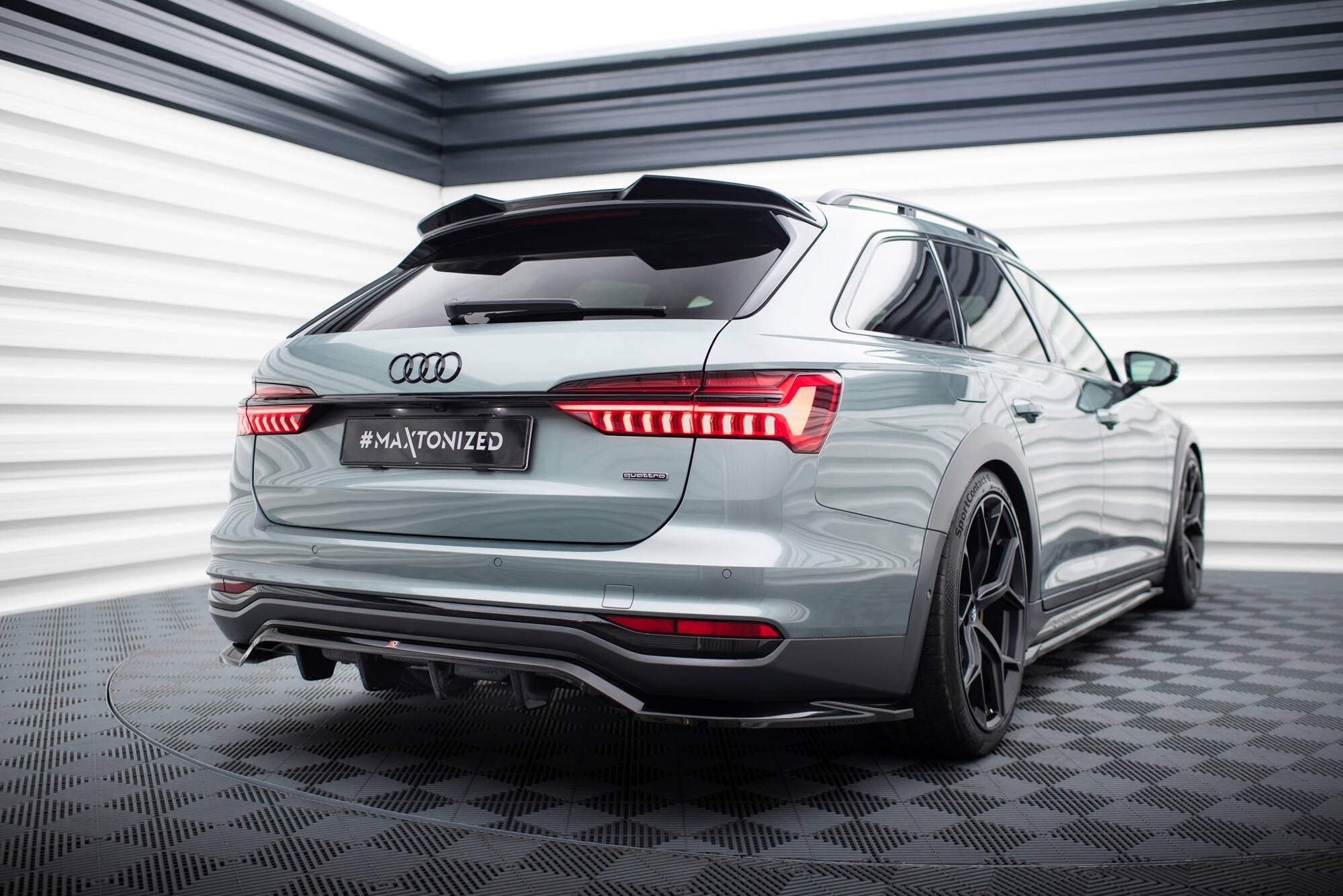 Maxton Design Splitter trasero (With Vertical Bars) para Audi A6 Allroad C8 - imagen 4