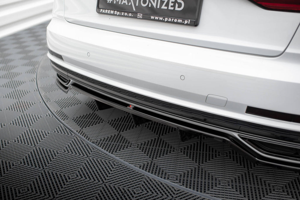 Maxton Design Splitter trasero (With Vertical Bars) para Audi A8 S-Line D5 - imagen 2