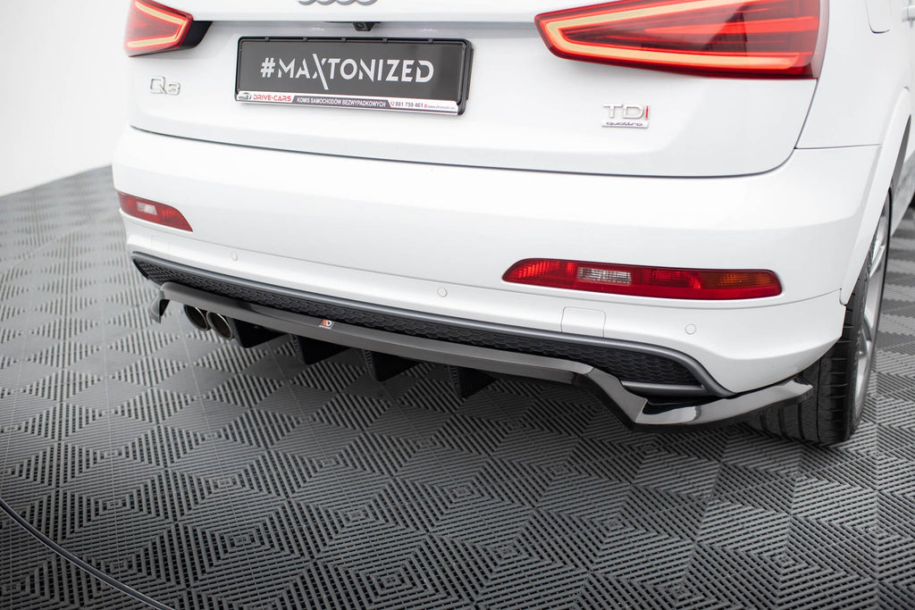 Maxton Design Splitter trasero (With Vertical Bars) para Audi Q3 S-line 8U - imagen 2