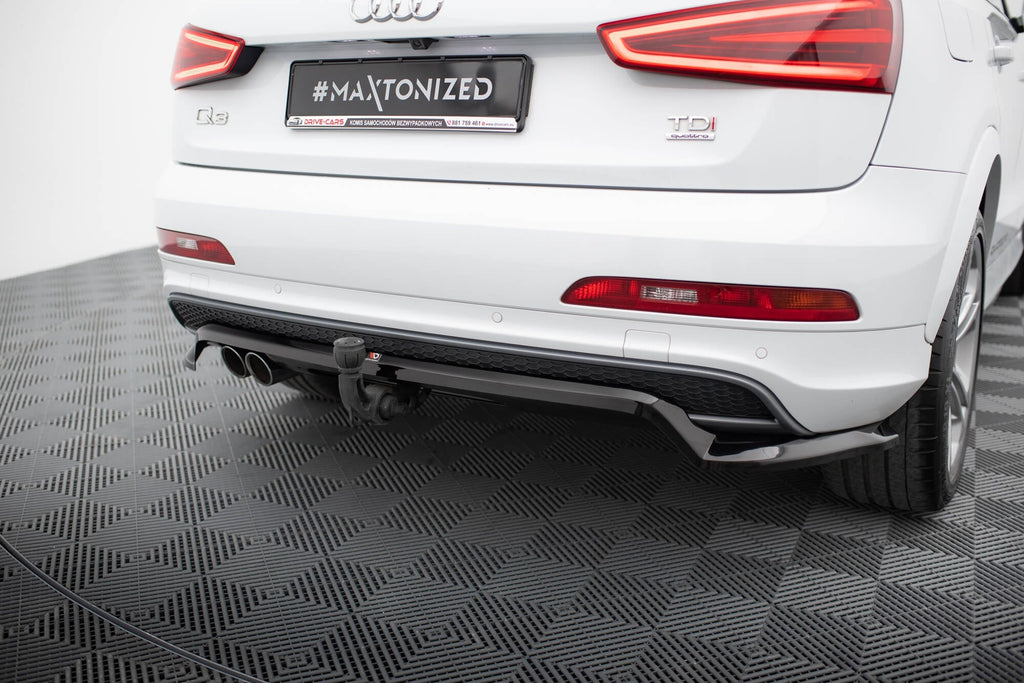 Maxton Design Splitter trasero (With Vertical Bars) para Audi Q3 S-line 8U - imagen 1