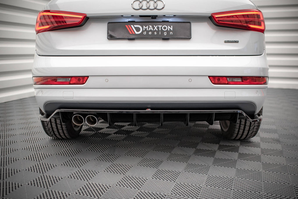 Maxton Design Splitter trasero (With Vertical Bars) para Audi Q3 Sport 8U Facelift - imagen 2