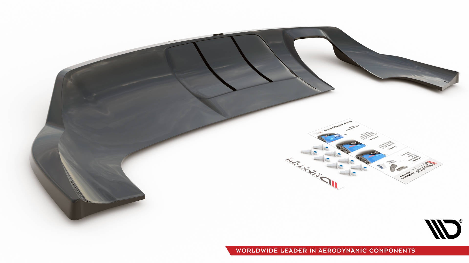 Maxton Design Splitter trasero (With Vertical Bars) para Audi Q3 Sport 8U Facelift - imagen 5