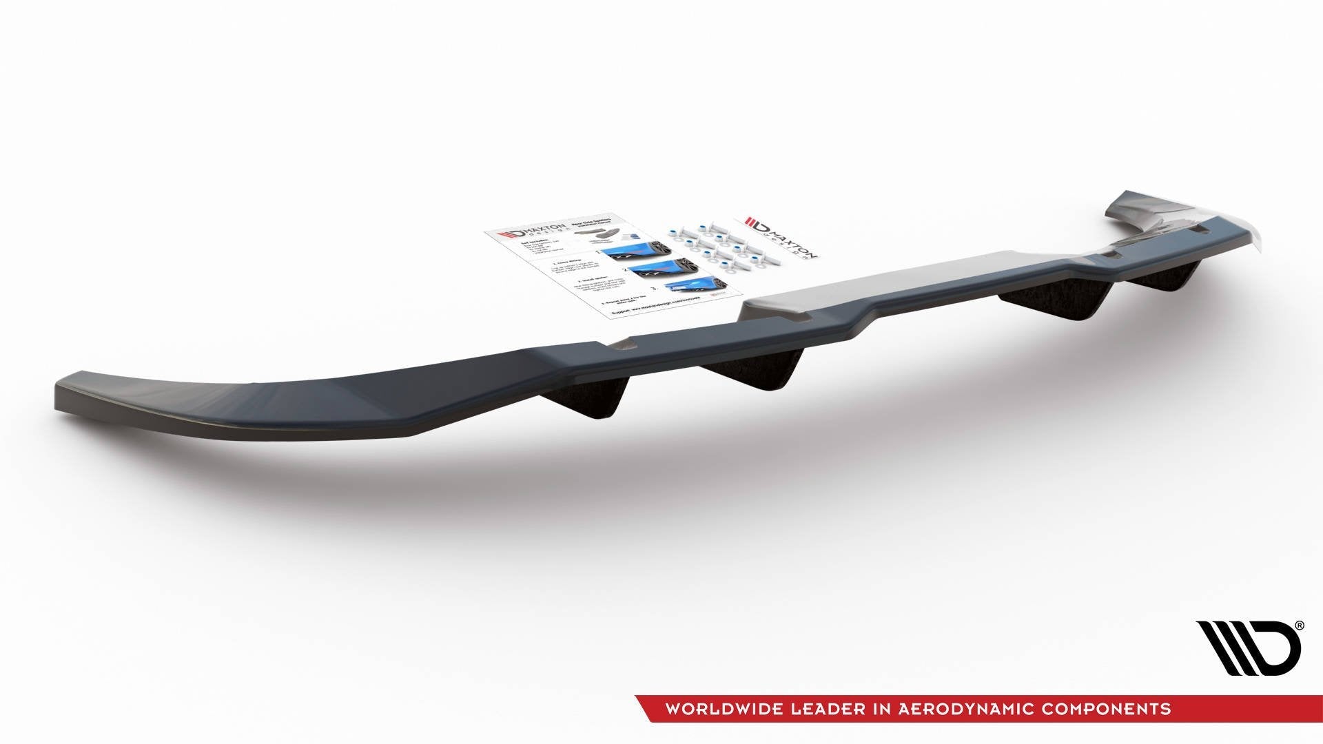 Maxton Design Splitter trasero (With Vertical Bars) para Audi Q3 Sportback S-Line F3 - imagen 2