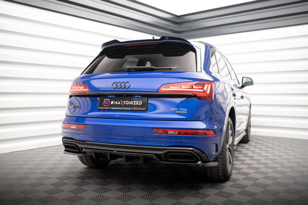 Maxton Design Splitter trasero (With Vertical Bars) para Audi Q5 S-Line SUV Mk2 Facelift - imagen 1
