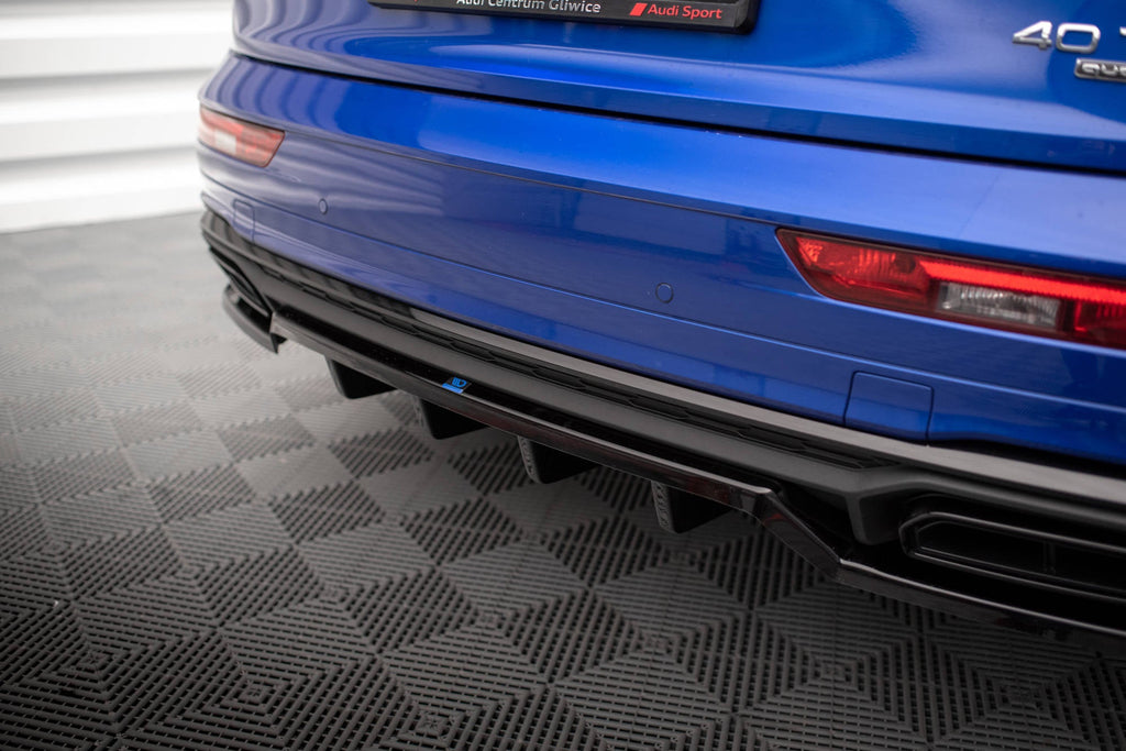 Maxton Design Splitter trasero (With Vertical Bars) para Audi Q5 S-Line SUV Mk2 Facelift - imagen 4