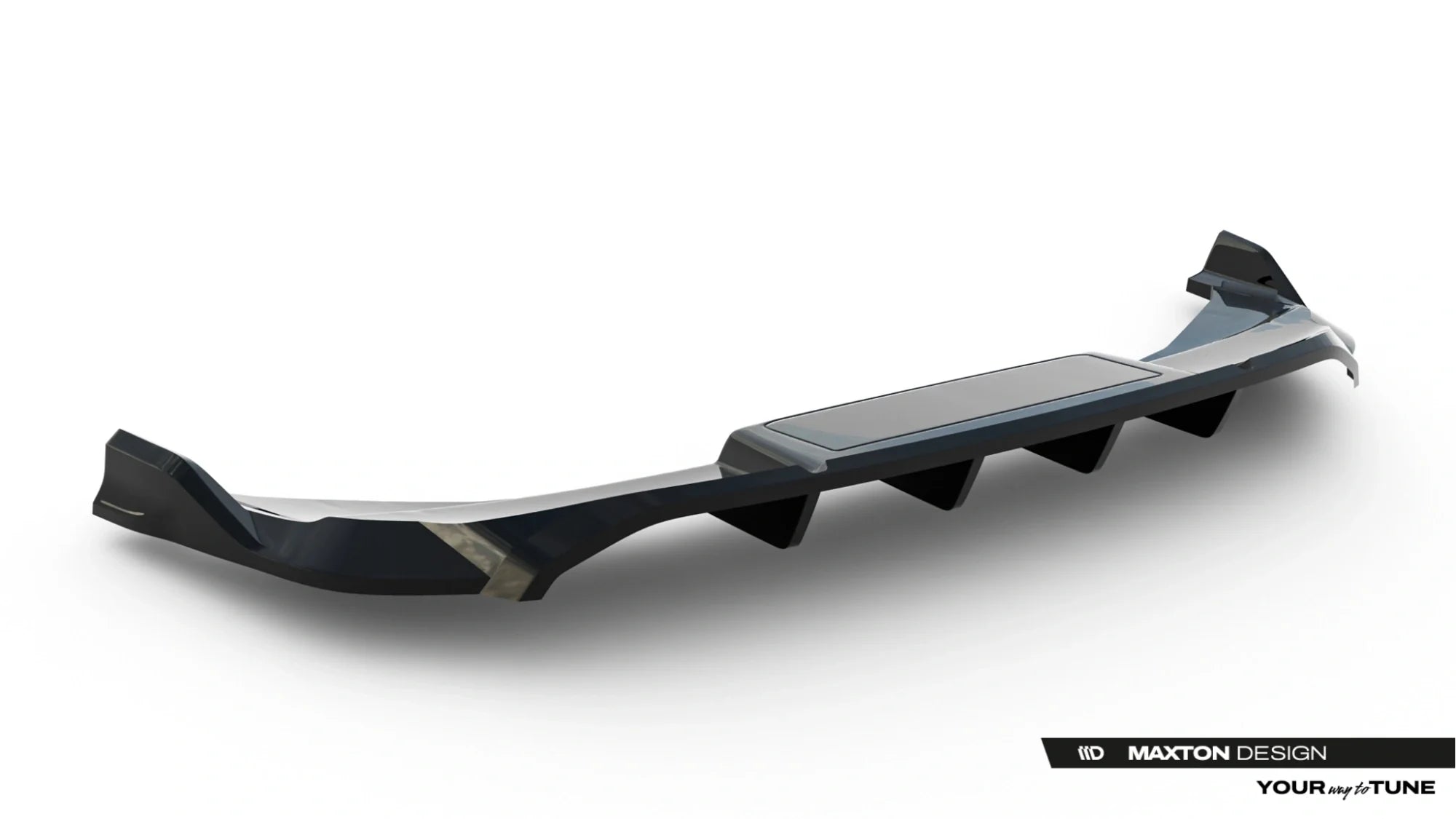 Maxton Design Splitter trasero (With Vertical Bars) para Audi Q6 e-tron S-Line / SQ6 e-tron SUV / Sportback Mk1 - imagen 5